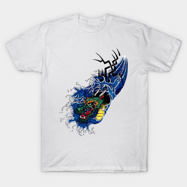 ancient asian dragon T-Shirt by A1designs